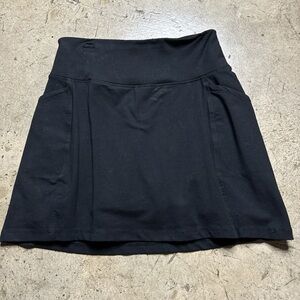 Fit 4 All black tennis skirt skort super cute athleisure size XS